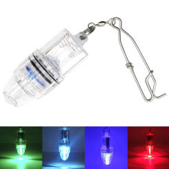 LED Fishing Lamp Underwater Bullet Shape Flash Glowing Light Attracting Squid Deep Drop Underwater Fishing Lure Fishing Tools