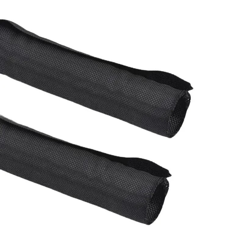 Description Picture 6 of item5-50mm Black Braided Cable Management Sleeves Wire Loom Tubing Cord Protector Self-Wrapping Automotive Harness PET Sleeve