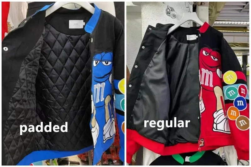 Description Picture 3 of itemCartoon Jacket Women Embroidery Oversized Varsity Jacket Men Spring Autumn Baseball Bomber Coat Outwears Women Clothing Youthes