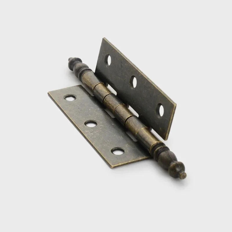 Description Picture 6 of itemNew 2 PCS 6 Holes Hinges Hardware Mini Hinges Antique Bronze Retro with Screws for Wooden Jewelry Box Cabinet