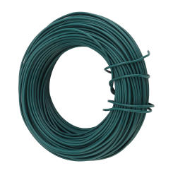 Plastic Garden Ties Wrapping 2mm x 50m Green Round Tying Wire for Gardening Twig Trapping Wire