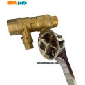 Gas Stir-Fry Stove Burner Fryer Accessories Copper Valve DN20 LPG NG Integrated Gas Control Valve