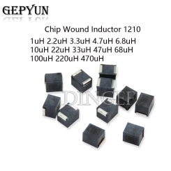 10PCS/LOT 3225 Chip Wound Inductor 1210 1uH 2.2uH 3.3uH 4.7uH 6.8uH 10uH 22uH 33uH 47uH 68uH 100uH 220uH 470uH