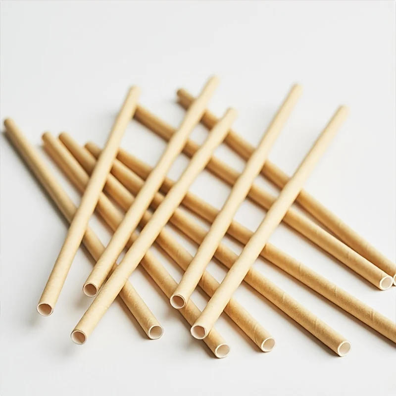 Description Picture 4 of itemDisposable Kraft Paper Tableware Set Golden Colored Palm Leaf Pattern Plate Cup Towel Straw Party Decor Wedding Birthday Cutlery