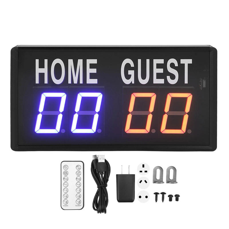 Description Picture 3 of itemElectronic Scoreboard Remote Control 100‑240V Digital Tabletop Scoreboard for Basketball Volleyball Football