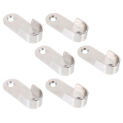 6 Pcs Closet Pole Bracket Shower Curtain Socket Furniture Window Rod Holders Brackets