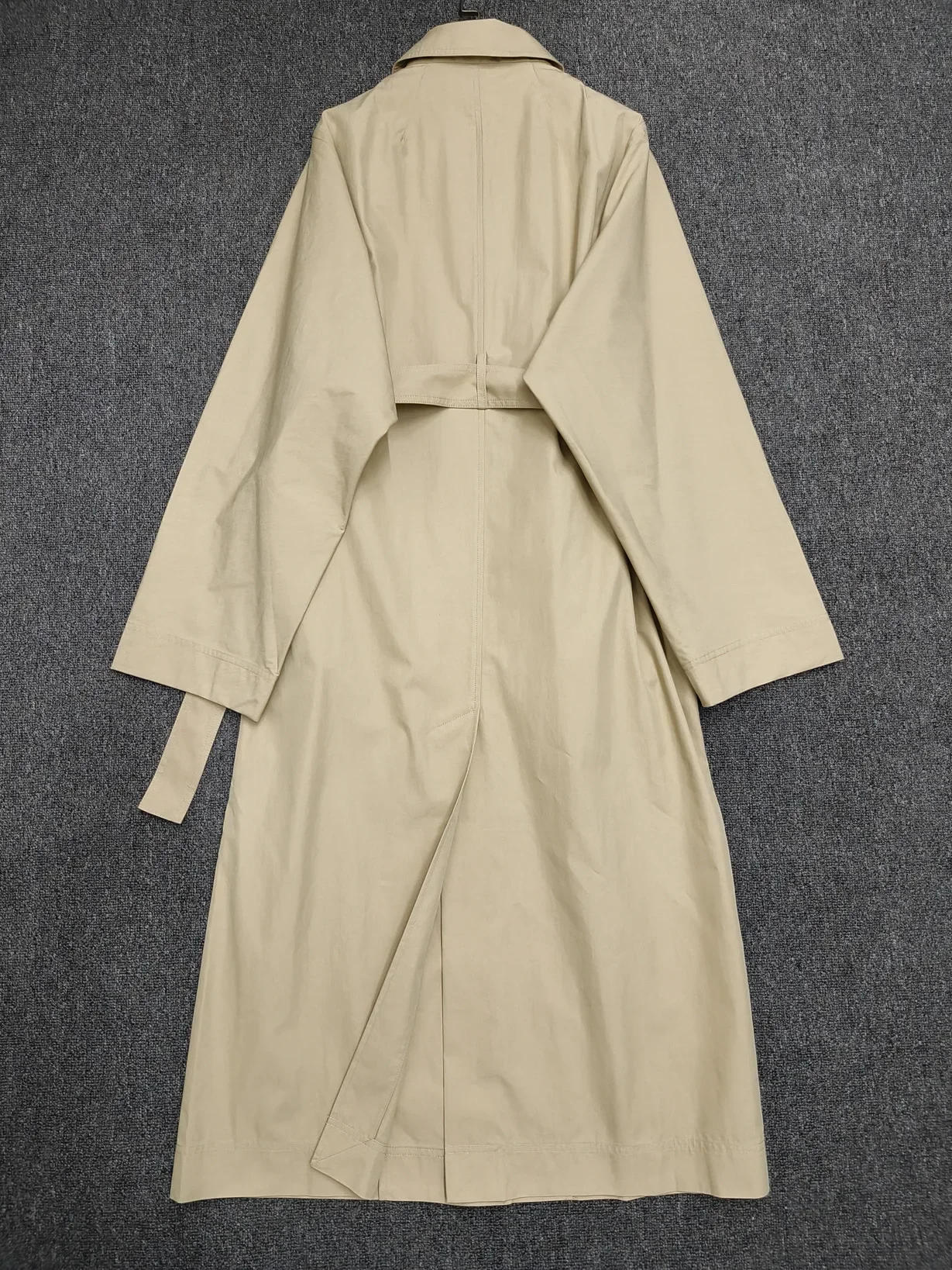 Description Picture 3 of itemLUXURY TT@ Trench Coat Women's 2024 Spring and Winter New Style High-end Single Breasted Waistband Long Jacket