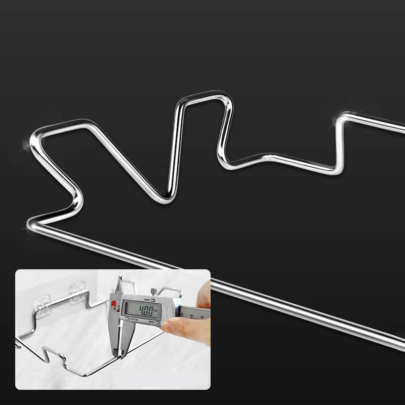 Description Picture 3 of itemKitchen Trash Rack Cabinet Door Garbage Bags Holder Stainless Steel Closet Garbage Storage Holder