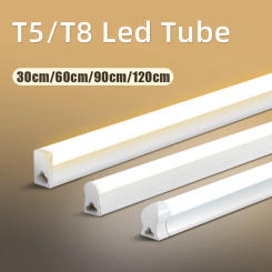 T5 T8 Led Tube Light Bar 90/120cm Kitchen Under Cabinet Lamp Connected Closet Lamp Ceiling Lighting Fixture For Home Mall Office