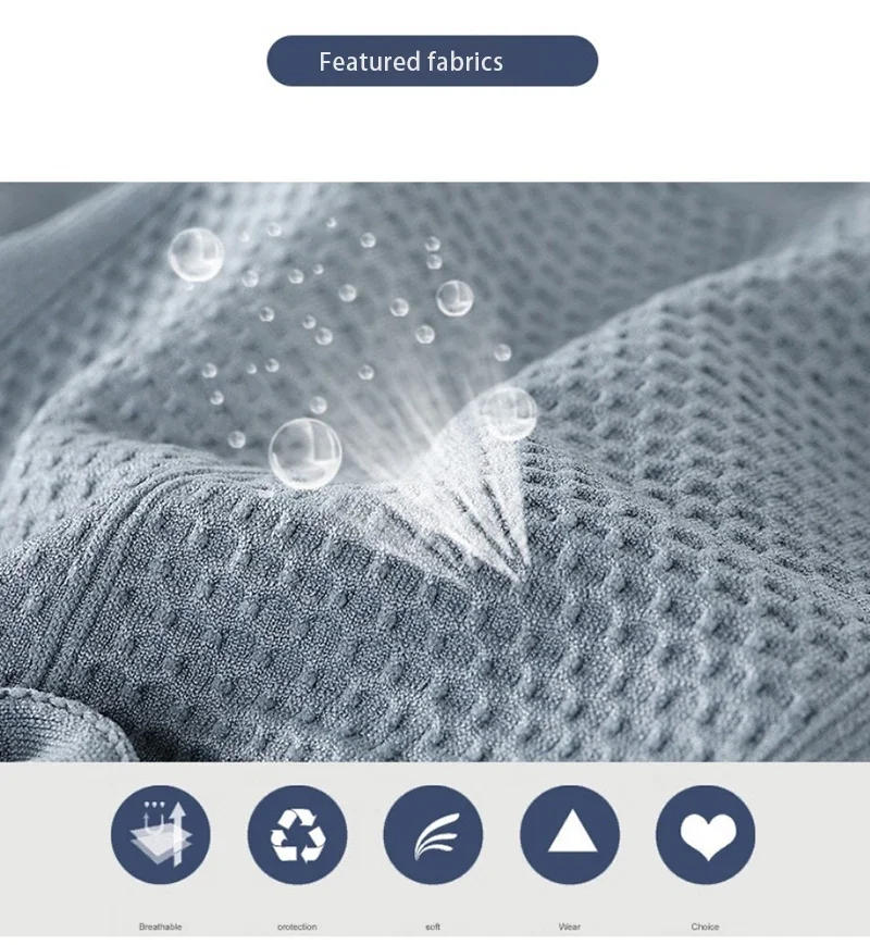 Description Picture 4 of itemMen Boxers High Elasticity Seamless Men Underpants Honeycomb Breathable Mid Waist Male Underwear Soft Moisture-wicking Panties