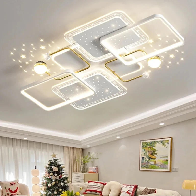 Description Picture 4 of itemLuxury Living Room Ceiling Lamp Originality Intelligent LED Bedroom Restaurant Chandelier Modern Indoor Decorate Luminaires