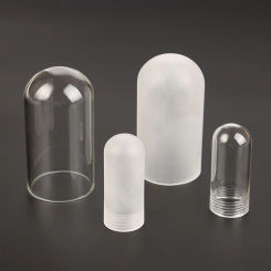 Tubular G9 Glass Cover Threaded Neck Lamp Shade Replacement Parts Sturdy Glass Protectant Tube Frost Cover For G9 Bulb