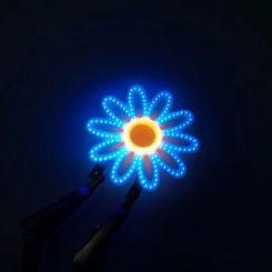 1Pc DC3V COB Flash Candles LED Filament Letter Diodes Holiday Party Love Letter Rainbow DIY Decoration Light Bulb Accessories