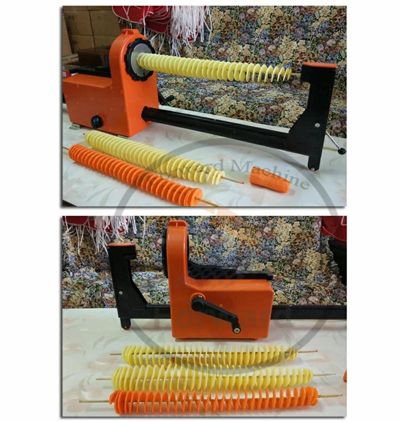 Description Picture 6 of itemElectric/Manual Potato Spiral Cutter Machine Auto Tornado Potato Tower Maker Stainless Steel Twisted Carrot Slicer Commercial