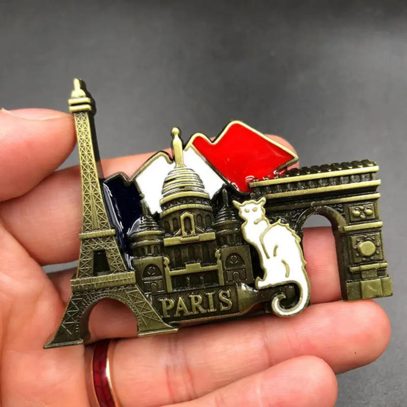Description Picture 4 of itemParis France Ei-ffel Tower Triumphal Arch European Refrigerator Magnetic Fridge Magnets World Tourist Souvenir Collection Gifts