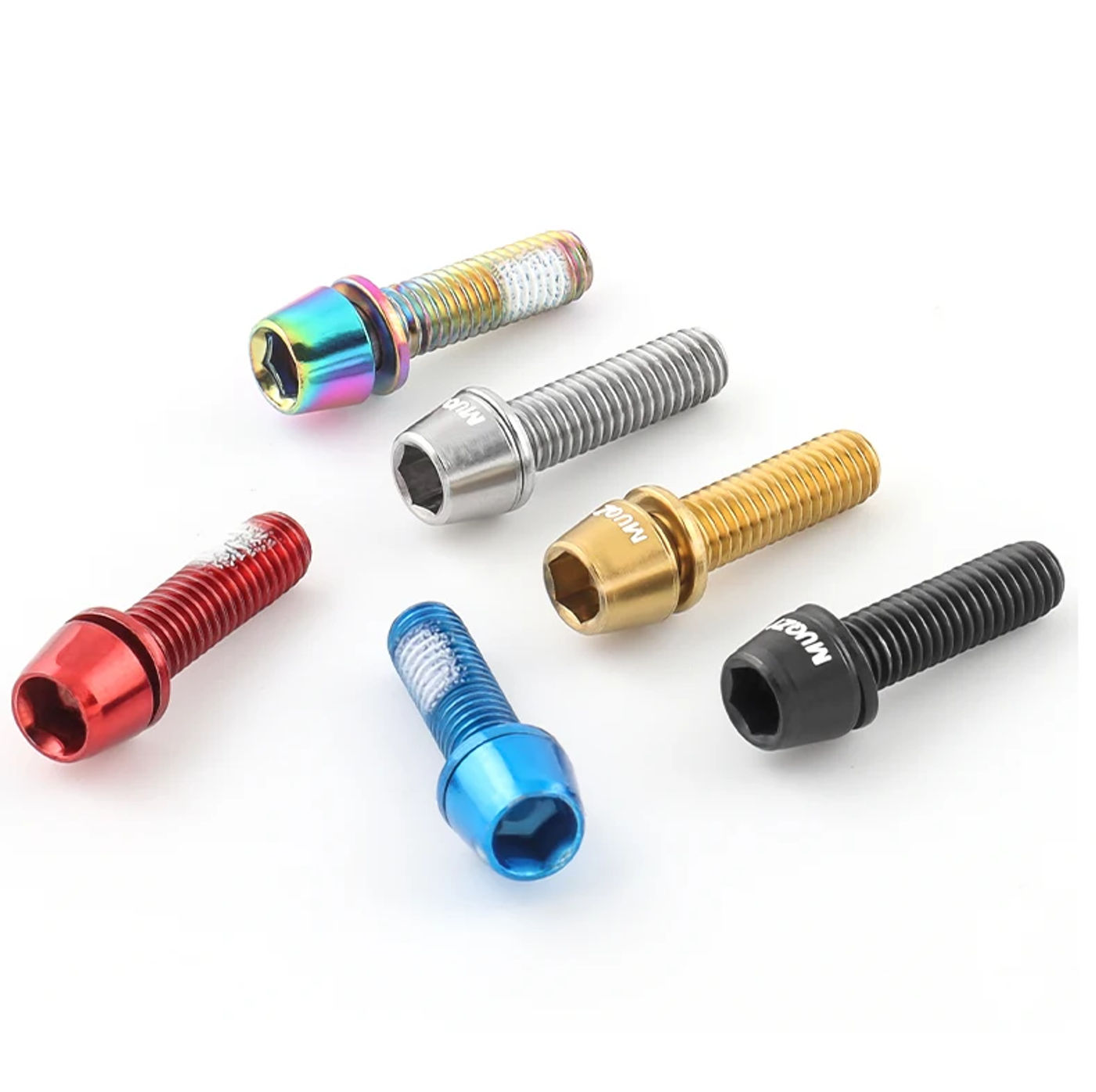 Description Picture 4 of itemMUQZI 6pcs Stem Bolts M5x17mm Bicycle Handlebar Stem Screw With Washer MTB Road Bike Stem Riser Screw