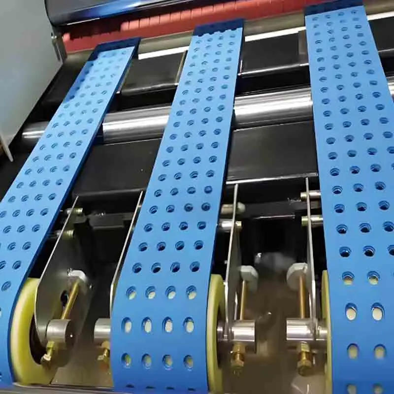 Description Picture 2 of itemRubber Punching Suction Conveyor Paper Belt High-speed Automatic Stitching and Folder Gluer Machine Box Laminating Transmission