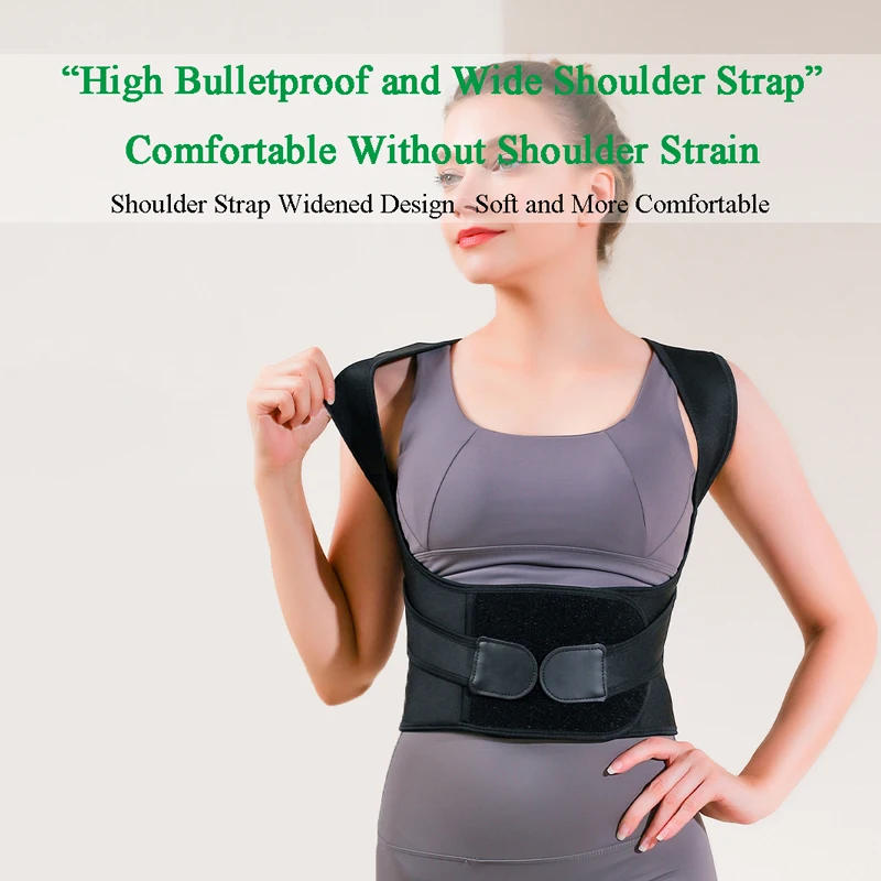 Description Picture 5 of itemStock Wholesale Back Brace Anti-Camel Posture Corrector Hunchback Correction Shoulder Belt Clavicle Spine Support Strap