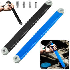 Professional Offset Extension Wrench 1/2 in. 1/4 in. 3/8 in. Auto Repair Tool Universal Tight Spaces Extension Ratchet Wrench