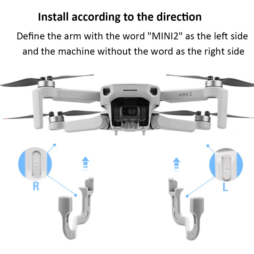 Description Picture 4 of itemHeight Increasing Landing Gear For DJI Mavic Mini 2/SE/2 SE/Mini 4K Extended Leg Protector Quick Release Feet Drone Accessories