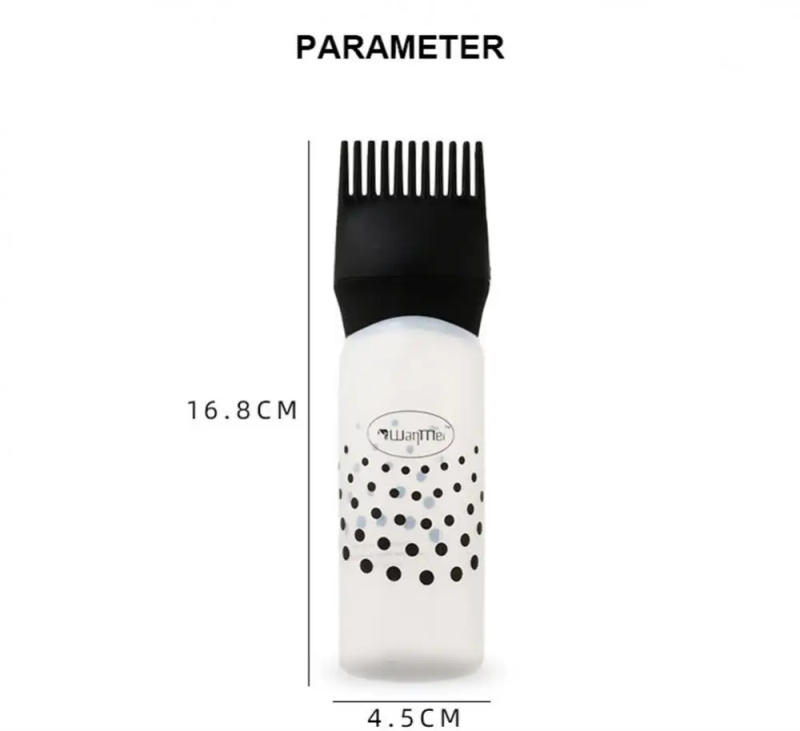 Description Picture 3 of item1~10PCS Hair Dye Applicator Bottles Plastic Dyeing Shampoo Bottle Oil Comb Brush Styling Tool Hair Coloring Hair Tools