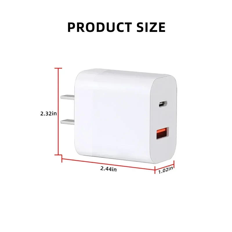 Description Picture 6 of item2in1 Port 30W Charger Gallium Nitride Plug USB PD Type-C Fast Charging Cable for DJI Mini 3 3Pro / Mini 4Pro Drone Accessories
