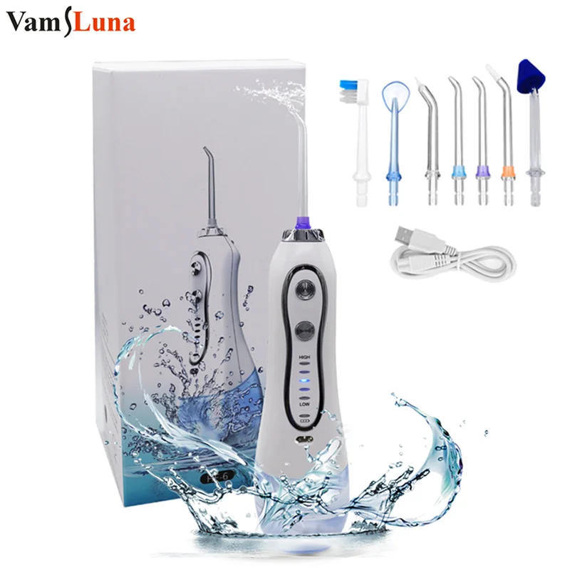 Description Picture 3 of itemPortable Irrigator Electric Water Flosser Mouth Washing High-frequency Pulse Oral For Teeth Whitening Cleaning Home Appliance