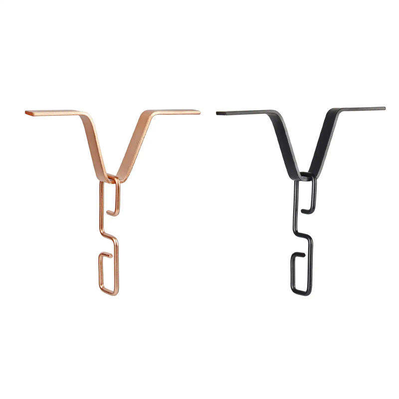 Description Picture 3 of itemRain Chain Gutter Adapter V Shaped Installation Outside Hardware for Rain Chimes Downspout Iron Connector Rain Chain V Hook