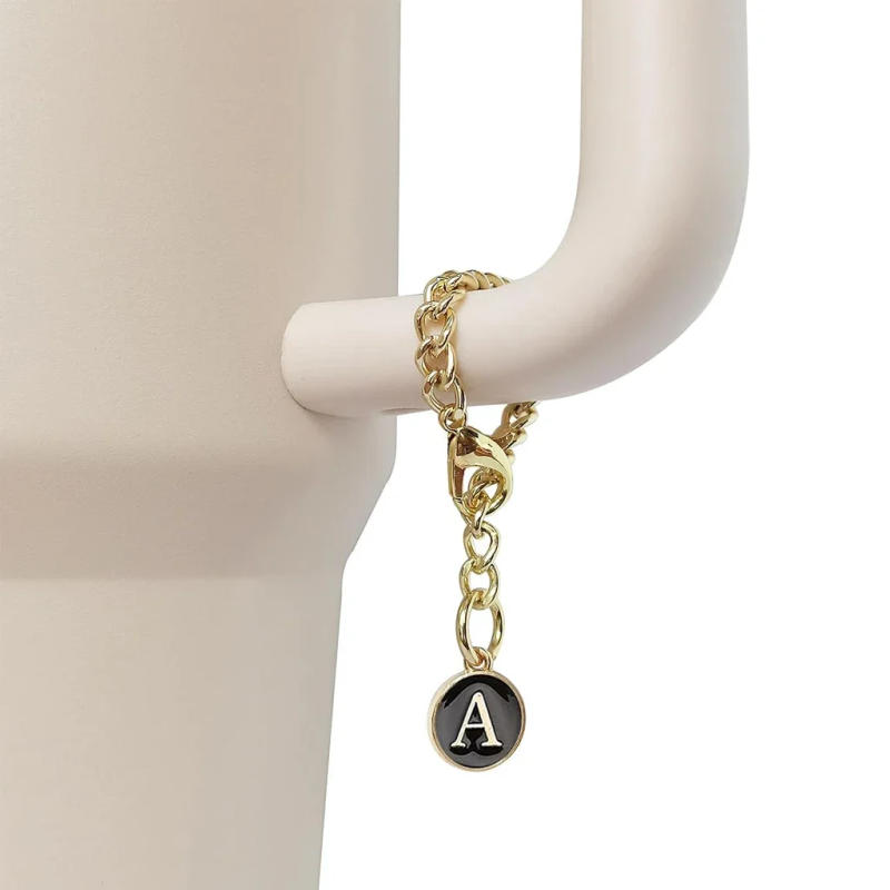 Description Picture 3 of itemLetter Charm Accessories for Stanley Tumbler 2PCS Initial Name ID Decoration Personalized Handle Charm for Stanley Cup