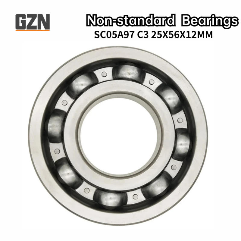 Description Picture 2 of item1PCS SC05A97 C535PX1 C3 Size : 25*56*12MM  Non-standard Crankshaft Bearing High Speed Deep Groove Ball Bearing