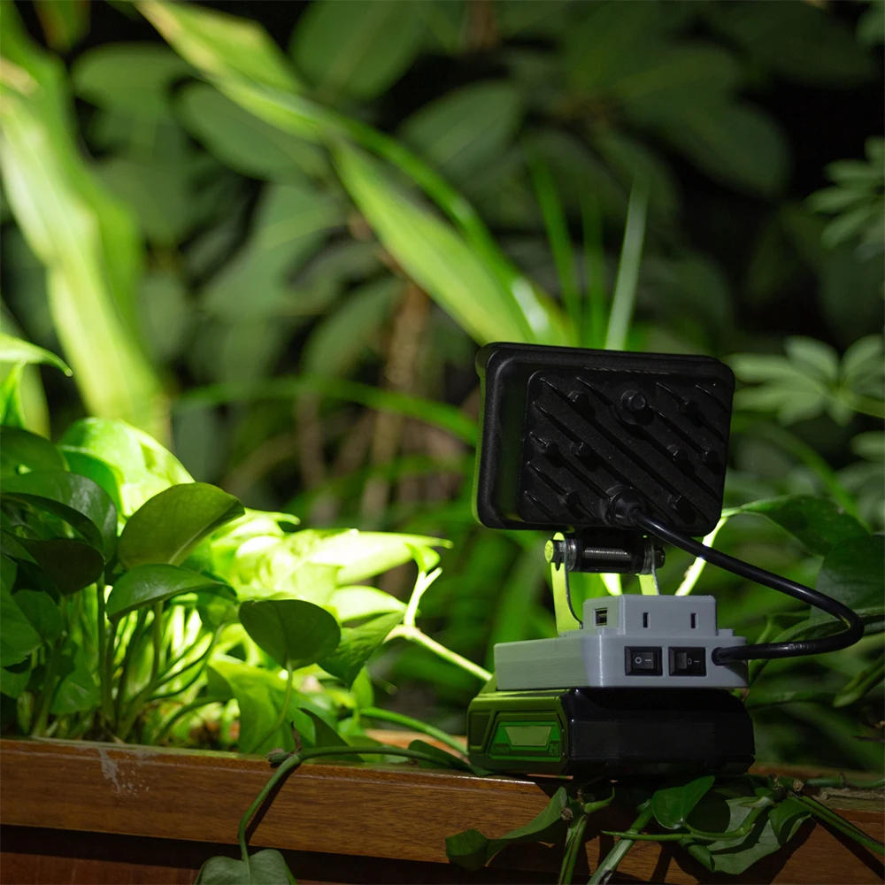 Description Picture 6 of itemWireless LED Work Light  For GREENWORKS 24V Battery Portable Outdoor Lamp w/USB Travel Camping Emergency Light(No Battery)