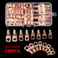 70pcs gold