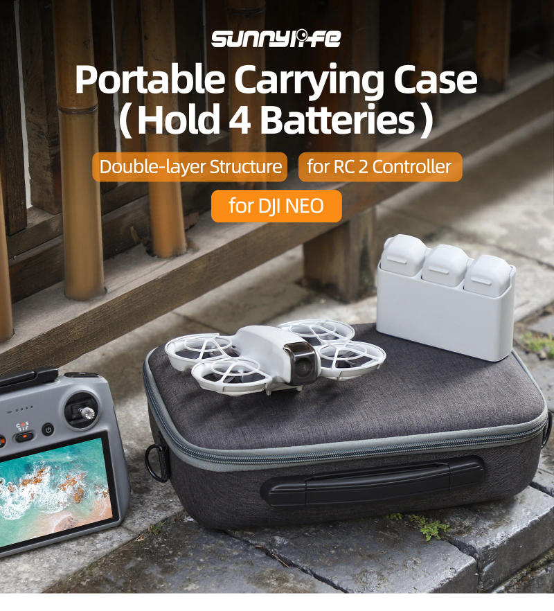 Description Picture 2 of itemFor DJI NEO Pouch For RC 2 Remote Control For DJI NEO Handheld Flight Camera Kit Pack For DJI NEO Protective Case