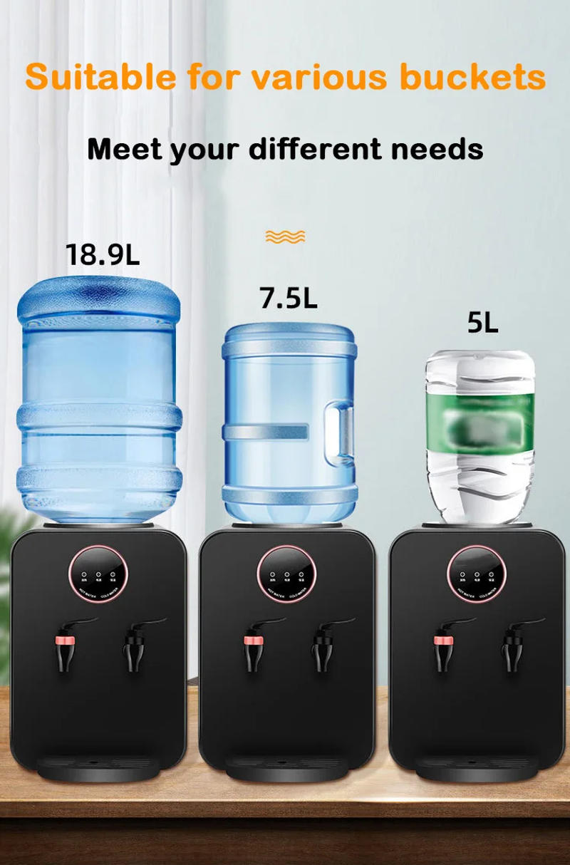 Description Picture 6 of itemInstant Heating Drinking Fountain Household Electric Water Dispenser Desktop Drink Machine Ice and Hot Dual use Drinkware Tool