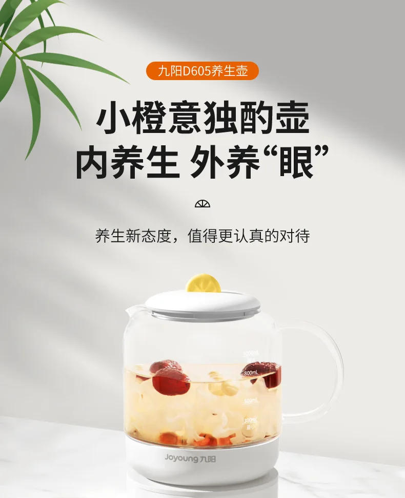 Description Picture 2 of itemMiniature Glass Flower Teapot Health Pot Tea Maker Electric Kettle Cooking Pot Kitchen Appliances