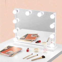 LED Kits Make Up Front Light Lamp Cosmetic Mirror 12 Bulbs  Indoor Bathroom Vanity Lighting USB Led Makeup Dressing Table