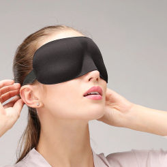 3D Sleeping Mask Eyepatch Block Out Light Soft Paded Sleep Rest Relax Aid Cover Patch Blind Fold Face Shade Eyeshade Eyes Patchs