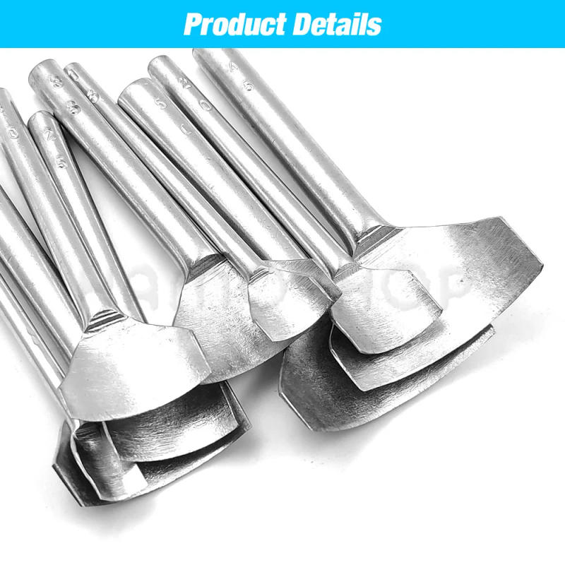 Description Picture 6 of item1PC Half-Round Cutter Punch Tools Leather Craft DIY Leather Belt Wallet Strap Cowhide Punches Set Leathercraft Tools