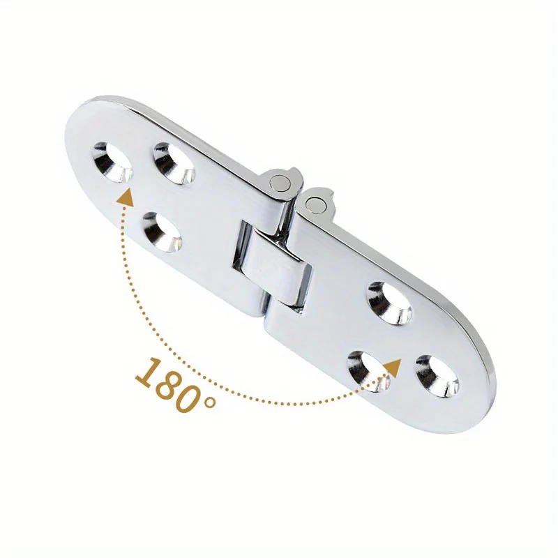 Description Picture 4 of item10pcs Zinc Alloy 180 Degree Rustproof Door Hinge Flush Hinges Cabinet Hinges Door Semicircle Hinges Furniture Accessories