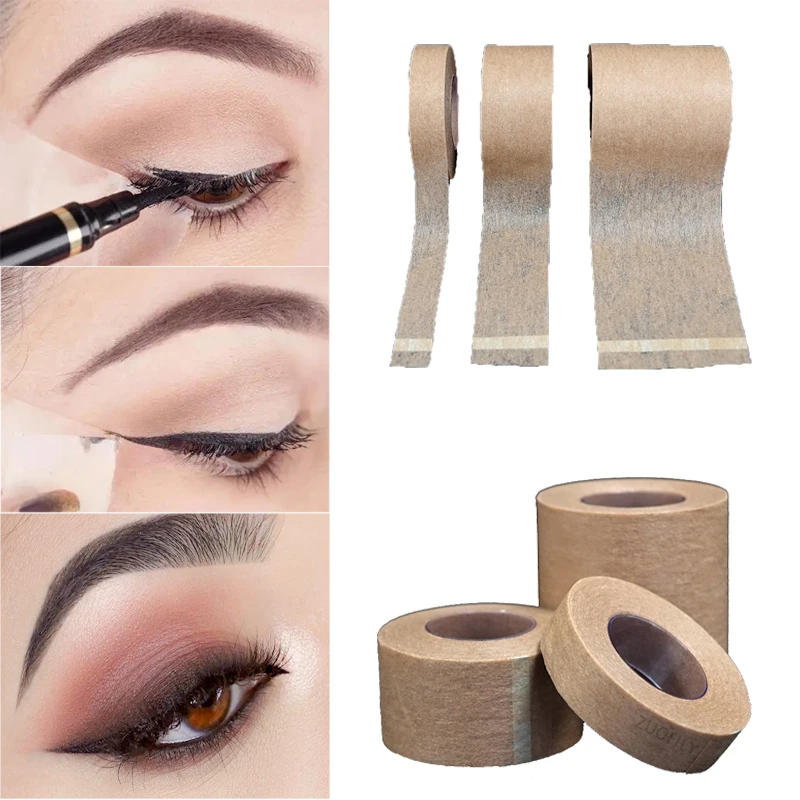 Description Picture 2 of item1Roll Eyeliner Eyelid Tape Eyelash Extension Patch Eyeshadow Protector Tape Stickers Beauty Application Tool Eye Makeup Tools 9M