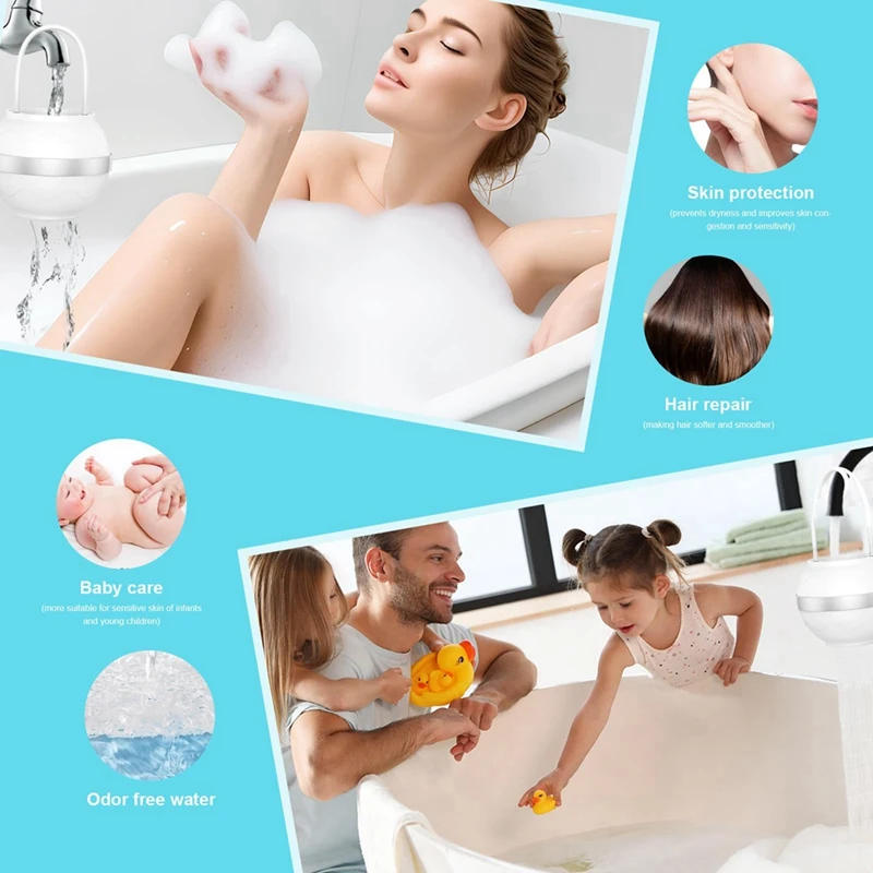 Description Picture 5 of itemHot Bathtub Water Filter-Bath Ball Faucet Filter, Enjoy Clean Water And Enhanced Shower Rituals