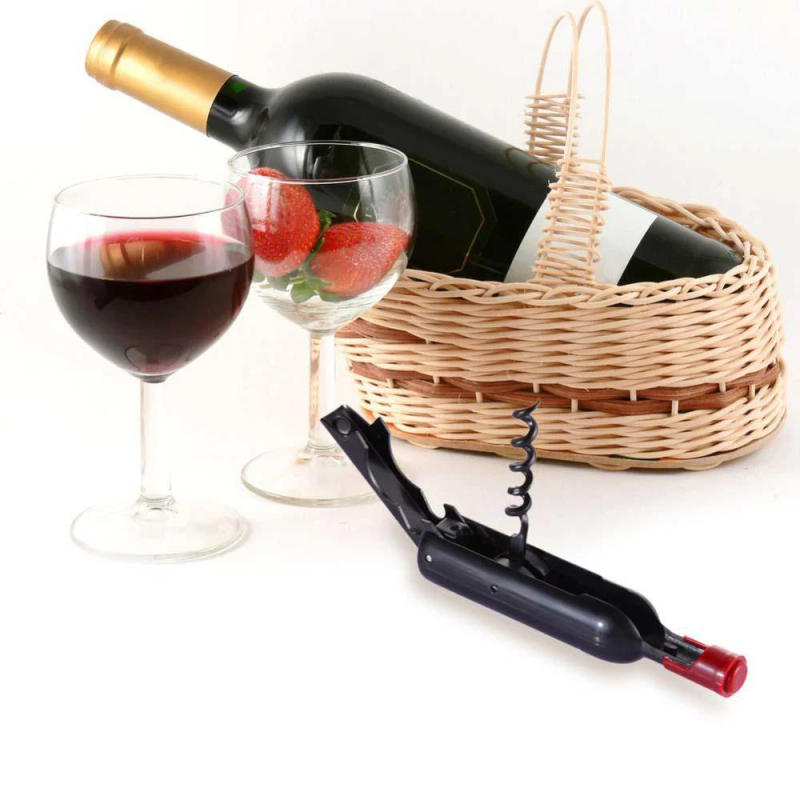 Description Picture 2 of itemCorkscrews Bottle Foldable Champagne Refrigerator Wine Shaped Corkscrew Magnet Multifunctional Bottle Shaped Wine Opener