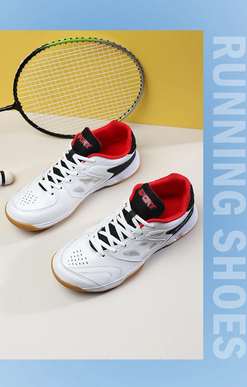 Description Picture 6 of item2023 New Professional Volleyball Badminton Shoes Men Table Tennis Tenis Shoes Handball Training Sport Sneakers Big Size 47 48