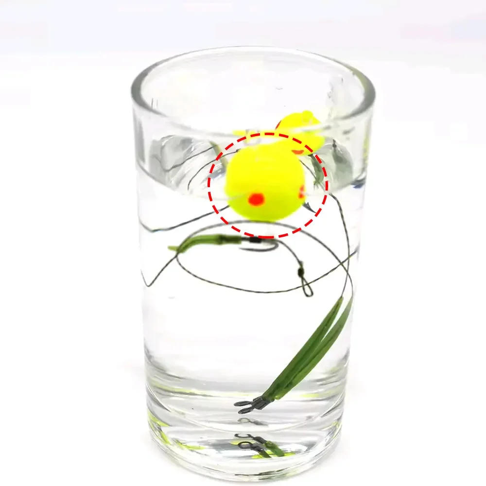 Description Picture 5 of item20pcs Fishing 6/8/10/12mm Anti Hanging Bottom Bait Beads Double Color Artificial Foam Floating Ball Lure Buoyancy Beans Tackle