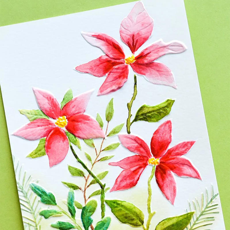 Description Picture 6 of itemMaple Leaves Fishes Seashell Mixed Tool 3D Embossing Folder and Cutting Dies Set for DIY Scrapbooking Paper Card Background