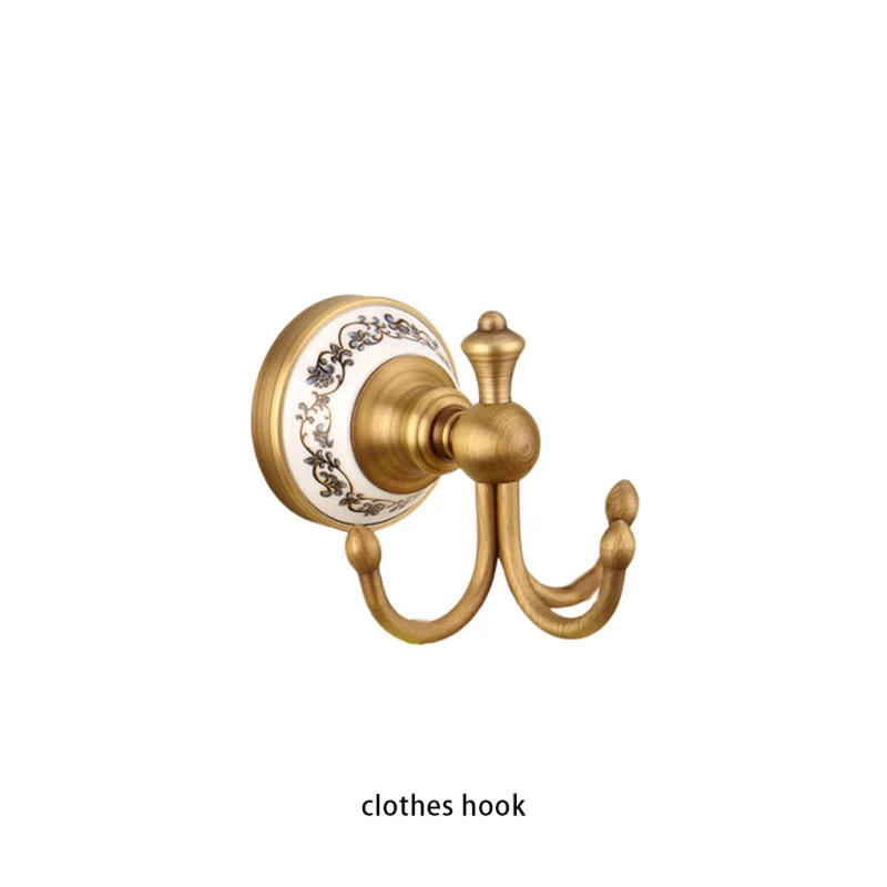 Description Picture 3 of itemCopper Bathroom Hardware Brushed Bath Ball Hanger Accessories Type