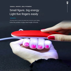 USB interface small nail dryer portable LED UV home nail art lamp for mobile phone repair green oil UV glue curing UV light