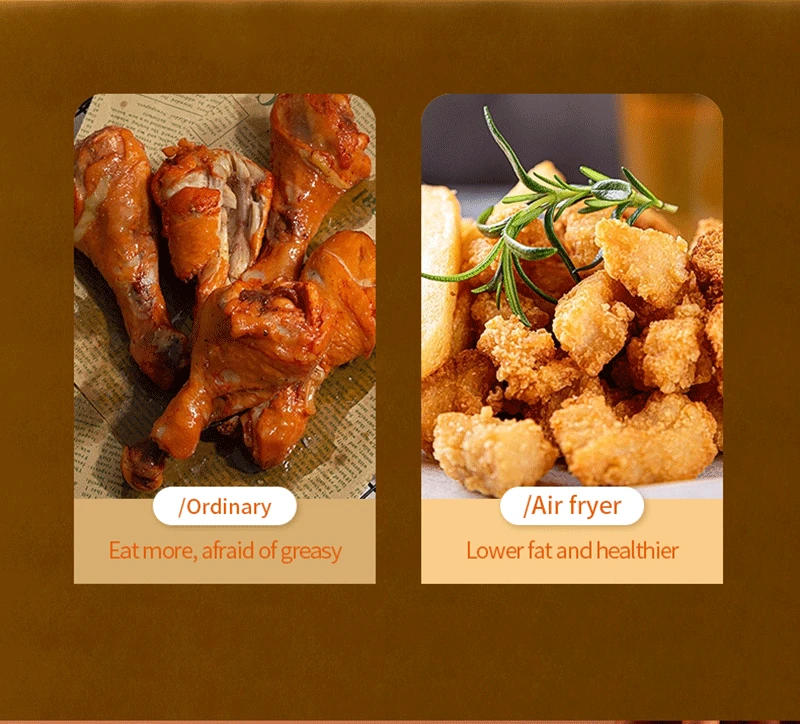 Description Picture 5 of item15L Multifunction Digital Air Fryer Without Oil Electric Oven, Dehydrator, Air Fryer with LED Touch Panel Large Display Window