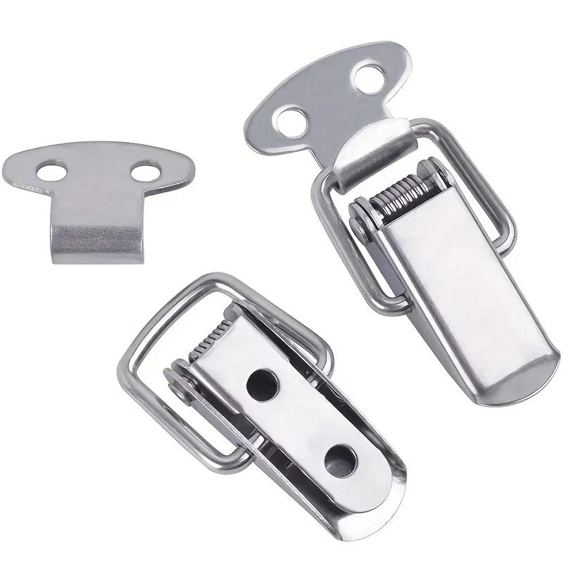 Description Picture 3 of itemStainless Steel Spring Buckle Mechanical Box Hardware Accessories Duckbill Luggage Metal Buckle Mini Lock Buckle