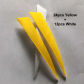 yellow and white